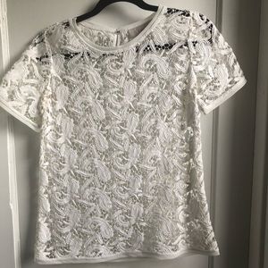Loft lace top